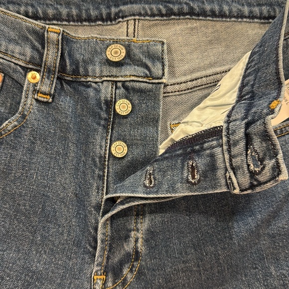 High Rise Straight Leg Jeans Long Inseam - Picture 8 of 12